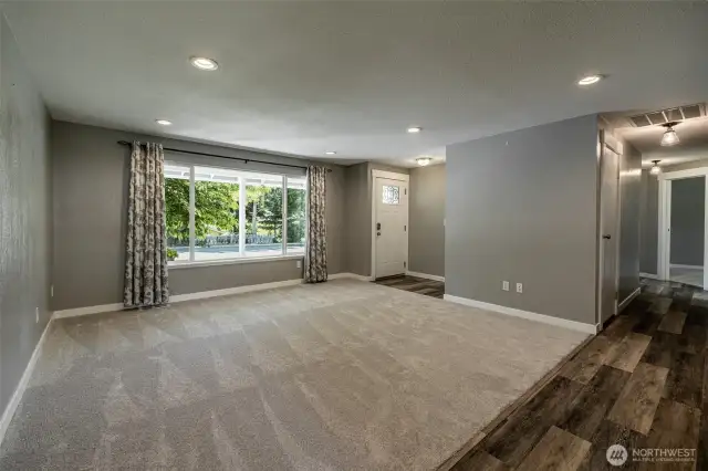 new carpet throughout