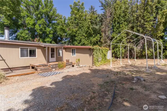 Carport is personal property not included.