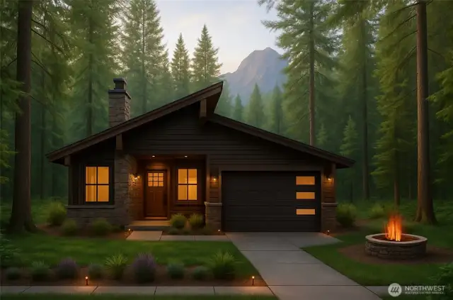 Rendering 2 Bedroom, 2 Bath