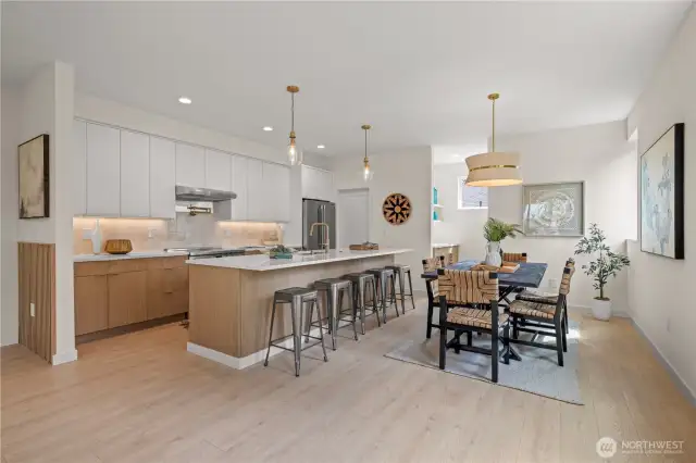 Spacious kitchen