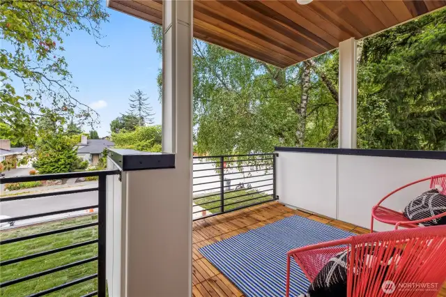 One of the multiple decks/balconies