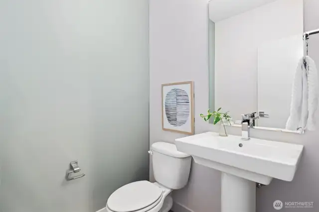 Main floor powder room