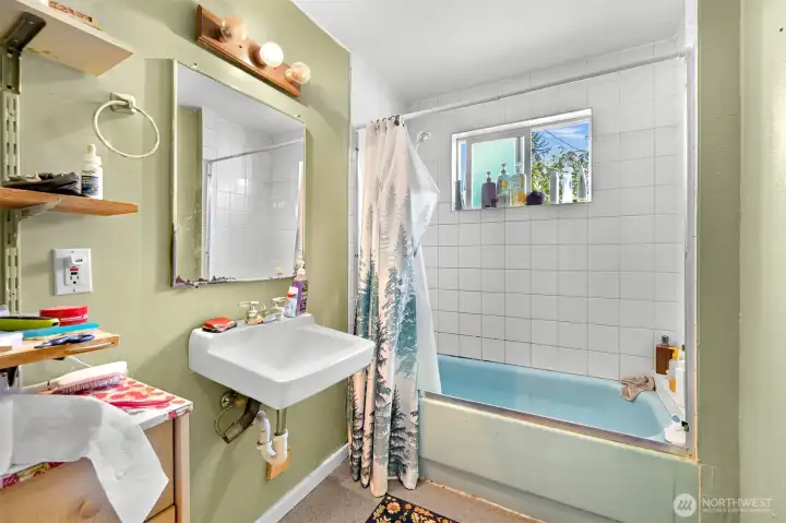 Main floor bathroom in house