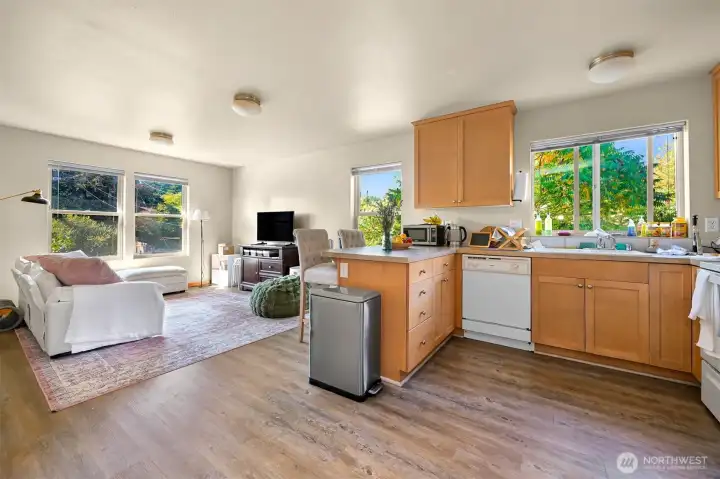 Kitchen and living room of 923