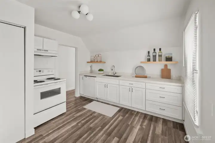 Unit C kitchen