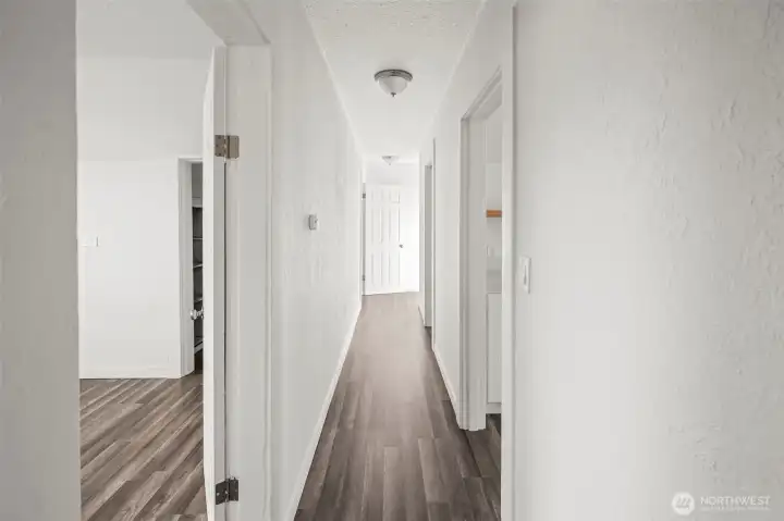 Unit C hallway