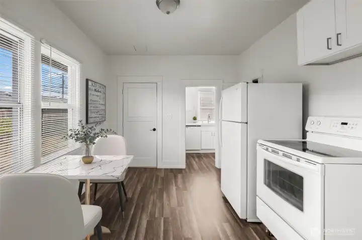 Unit B kitchen