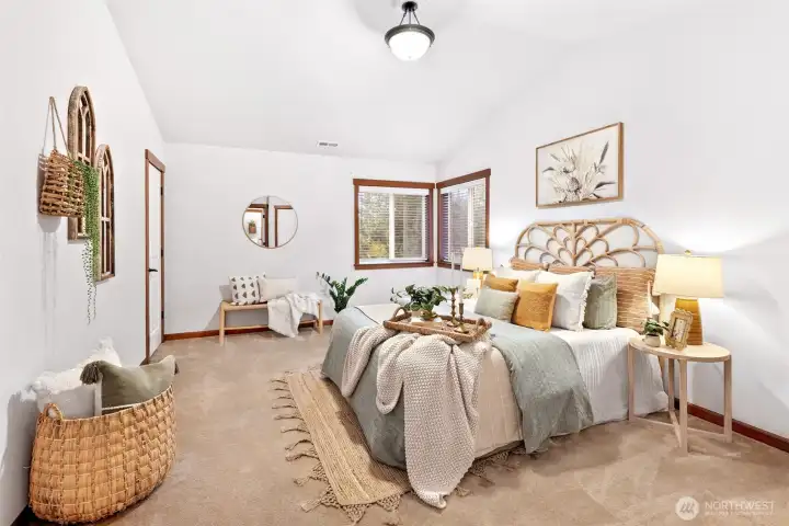 Primary bedroom has 2 walk in closets!