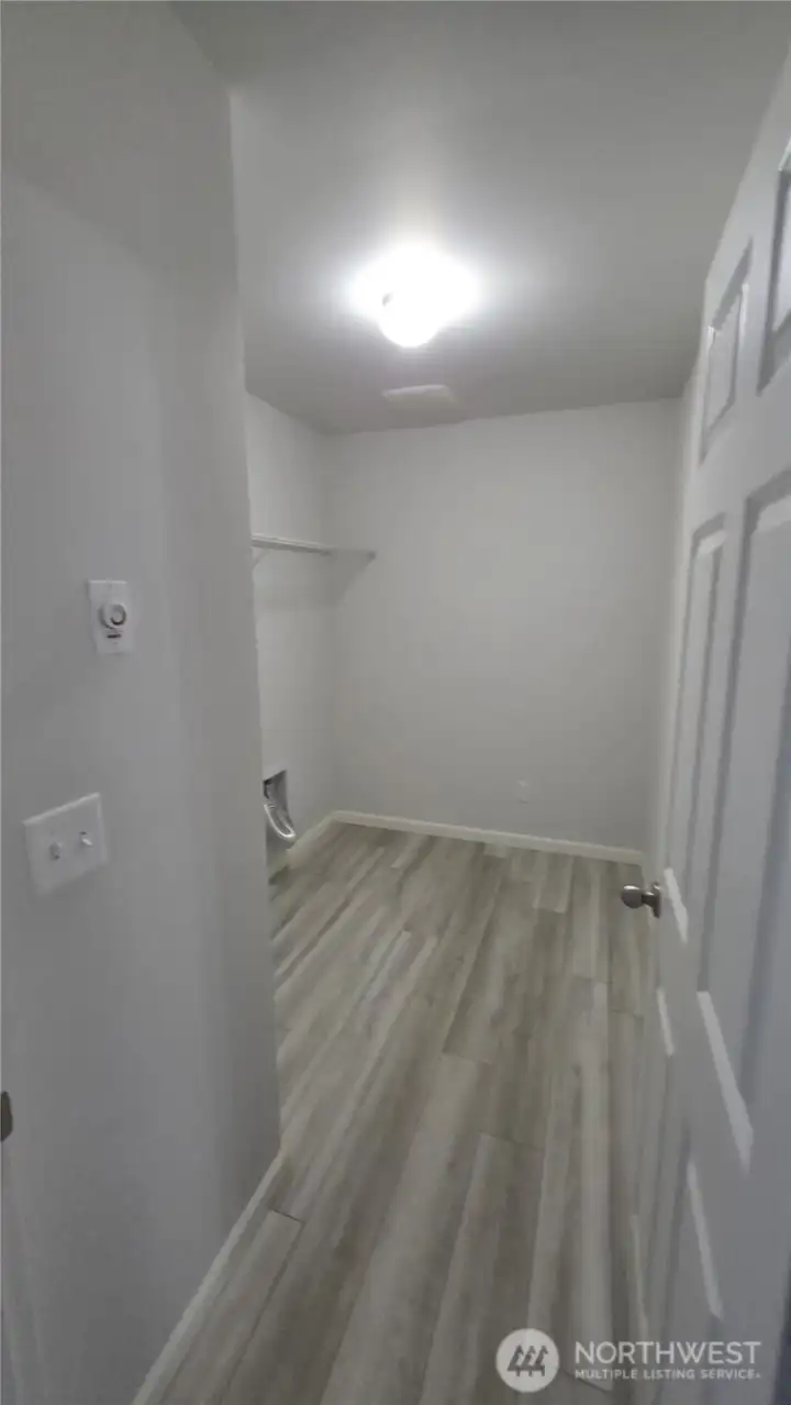 Looking in the laundry room.