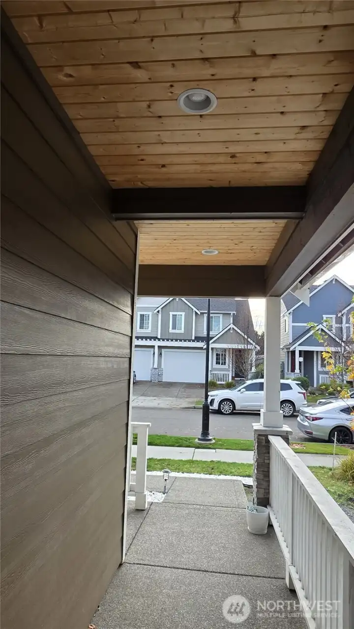 Looking out the house