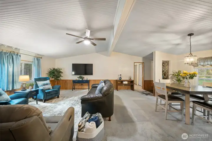 The newer carpet is so cozy!