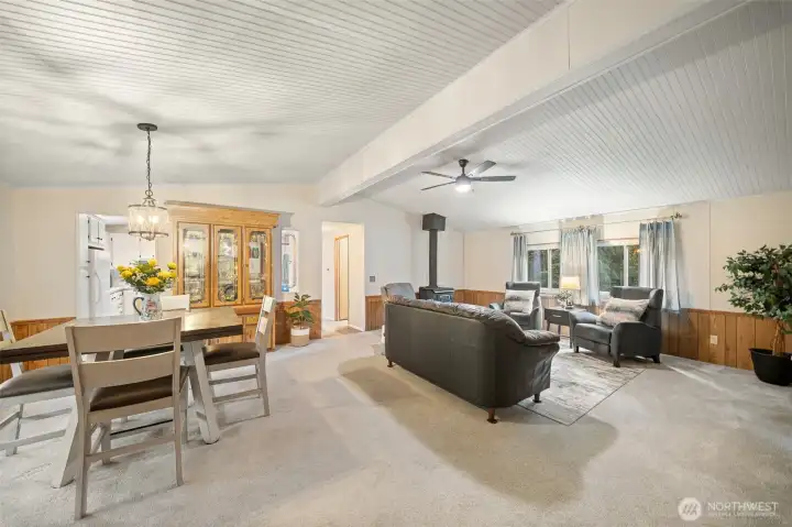 The new coat of paint and updated lighting provide the finishing touches!