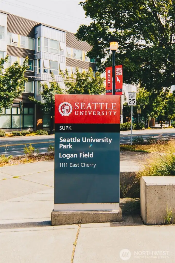 The world class Seattle University on 1st Hill.