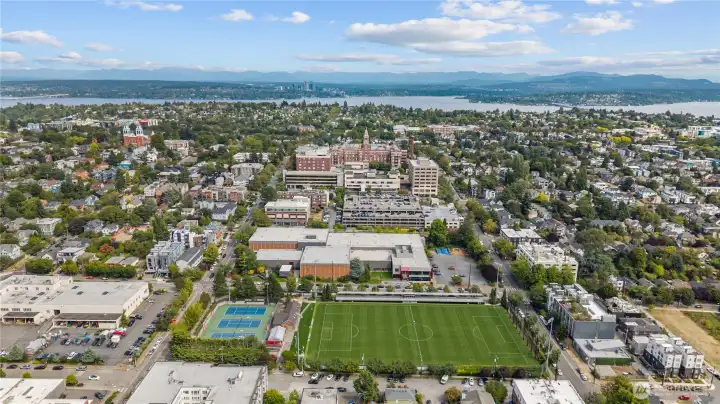 The world class Seattle University on 1st Hill.