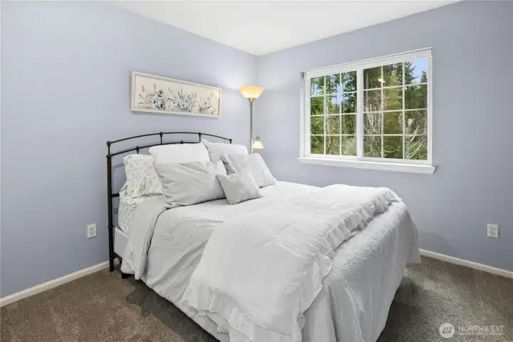 2nd Bedroom upstairs with French door closet 2nd Bedroom upstairs with French door closet