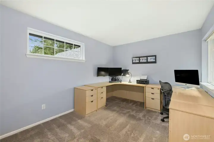 Could be 3rd bedroom upstairs, this room is currently used as an office. Large closet to the right Could be 3rd bedroom upstairs, this room is currently used as an office. Large closet to the right
