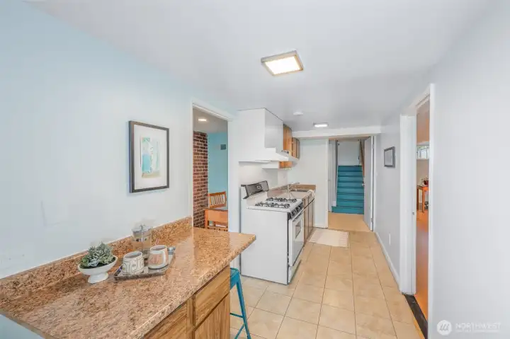 Lower level has second kitchen- ideal for ADU or for a multi-generational set up.