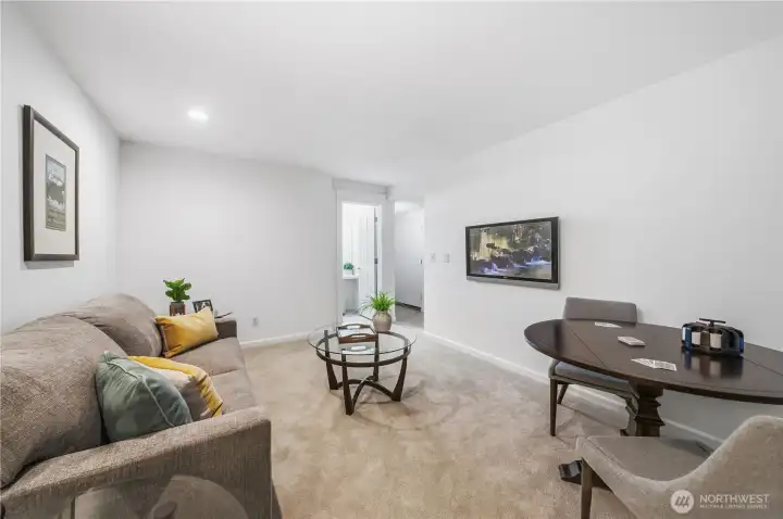 Downstairs bonus room