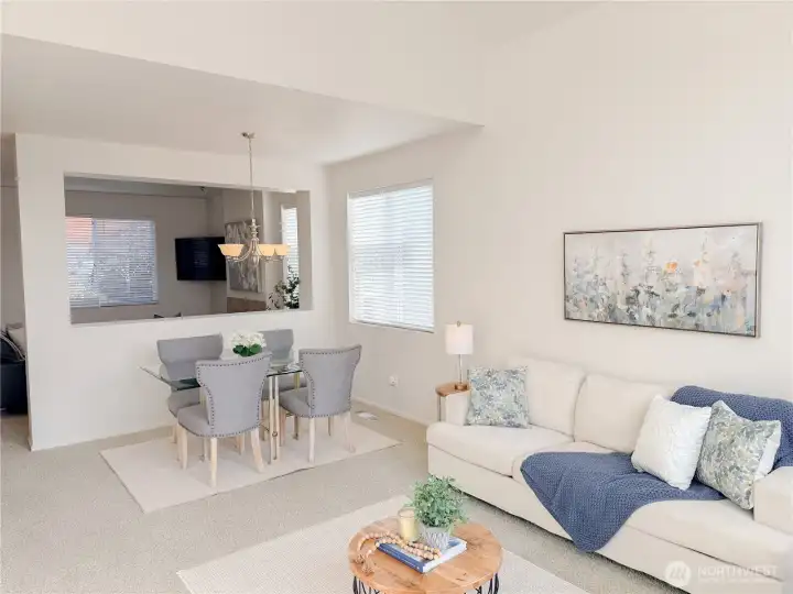 This home features an open-concept design perfect for entertaining