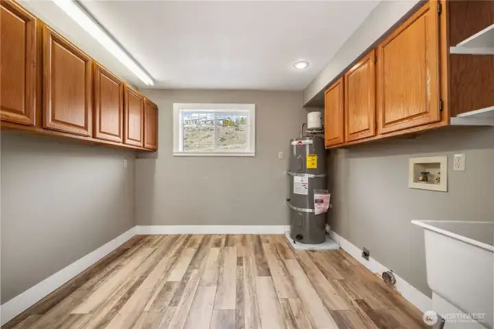 Huge laundry/Craft room