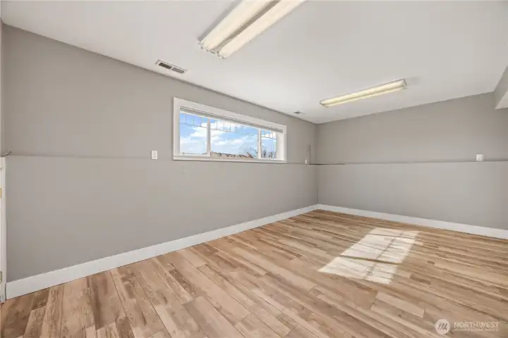 Massive lower living room