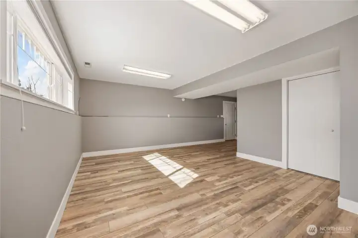 Massive lower living room