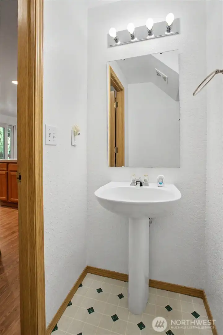 Half bath on main