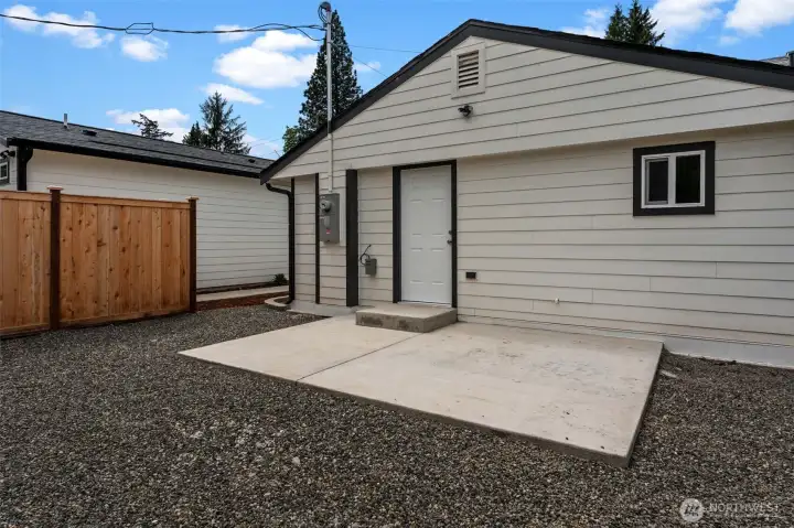 Back View of House