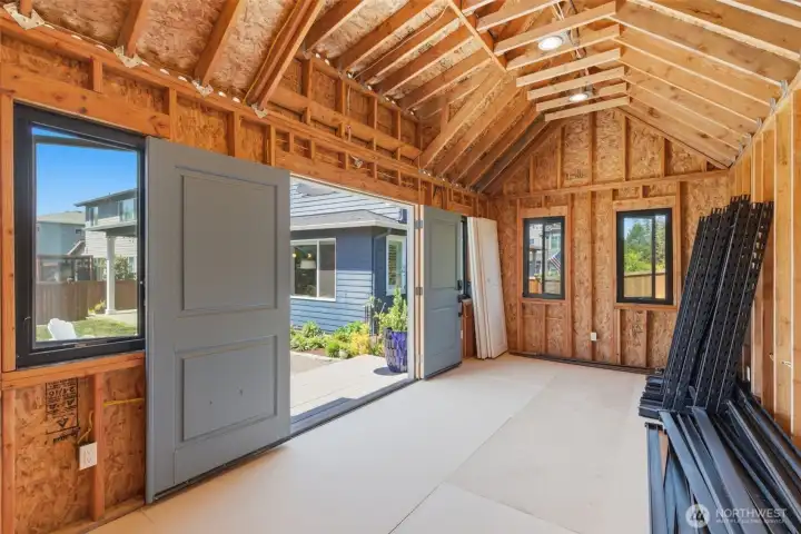 Interior of studio