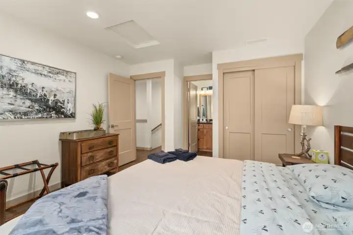 Second floor bedroom with ensuite bath Second floor bedroom with ensuite bath