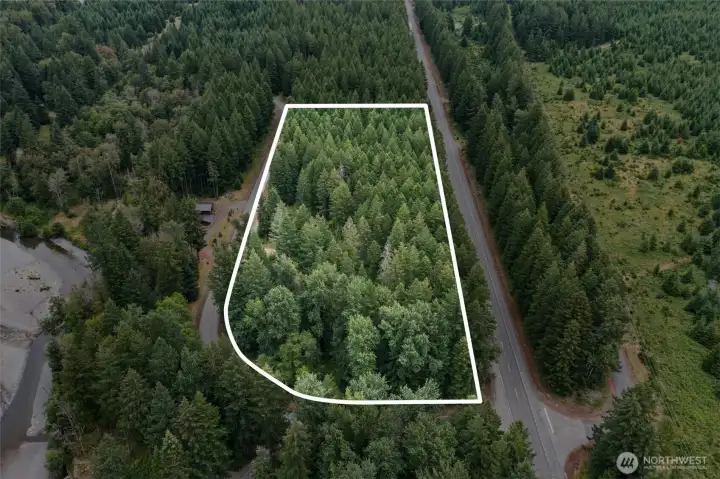 5.35 wooded acres 5.35 wooded acres