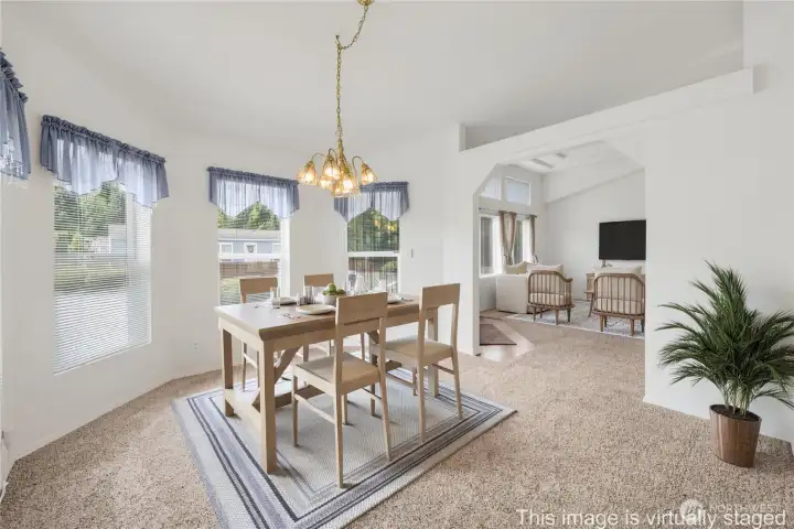 Dining room or flex room whatever your desire