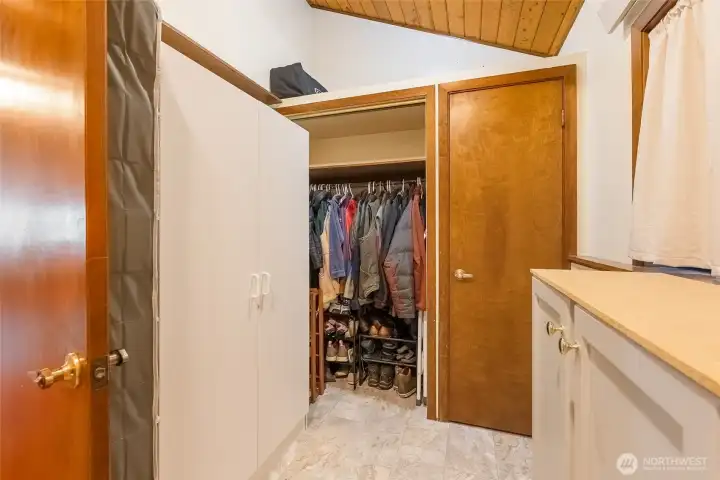 Plenty of closet space