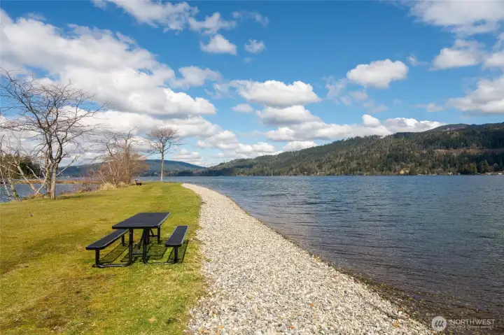 Nearby beach on desirable Lake Whatcom