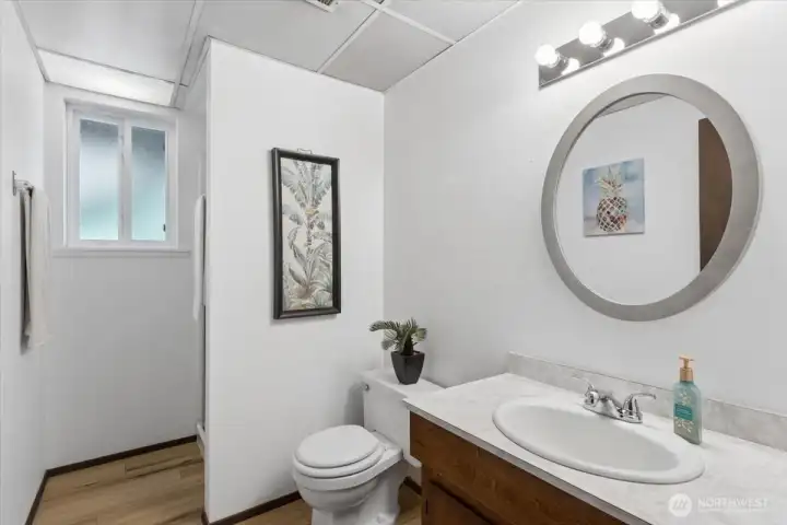 Lower level 3/4 bath Lower level 3/4 bath