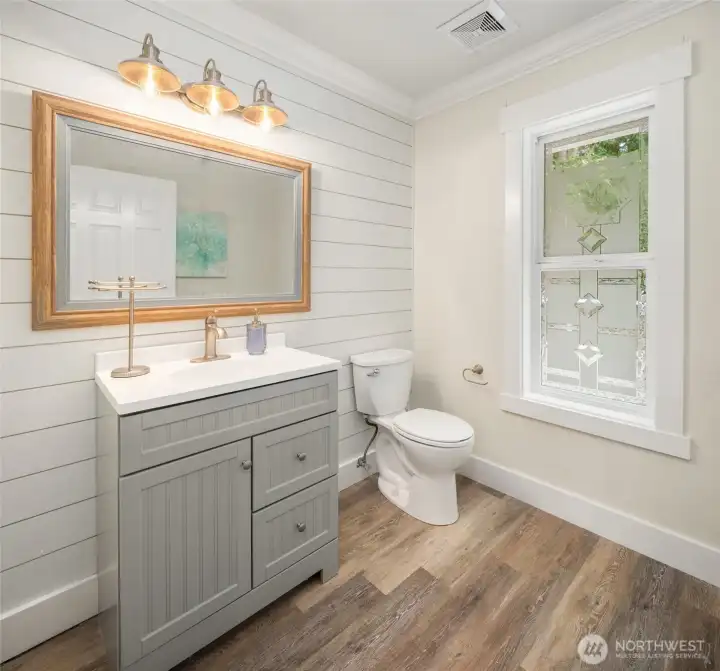 Main floor half bath