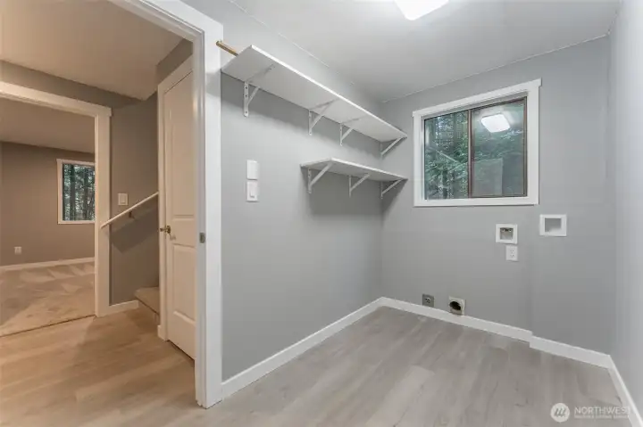 Laundry Room on Lower Level Laundry Room on Lower Level