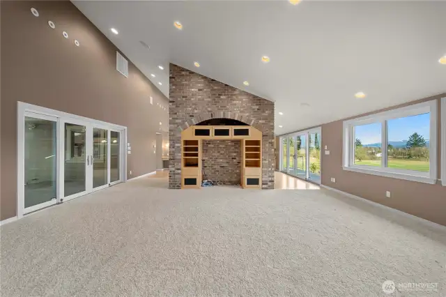 Family Room - Hot tub access to left