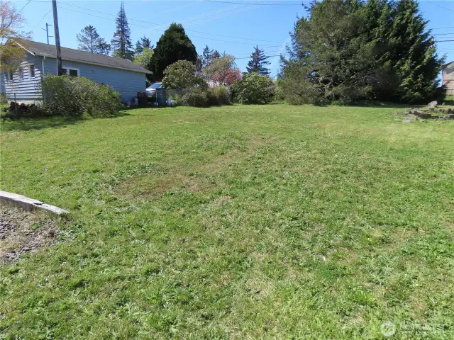 Back area of the property