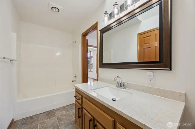 Updated 3 piece Jr. Ensuite bath