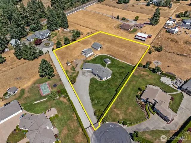 2.43 acre lot
