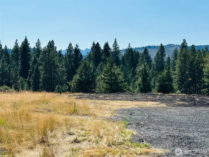 Lot 3 of the Winterfall Plat, with territorial mountain views from the patio.