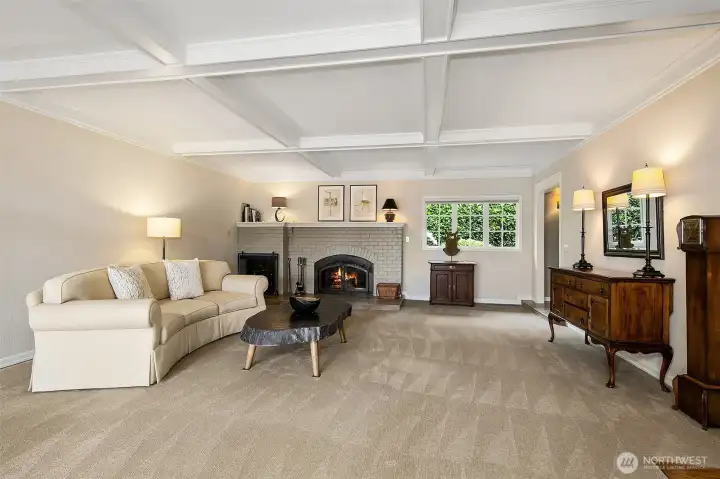 Main floor wood burning, original 3TPoint Club house meeting room