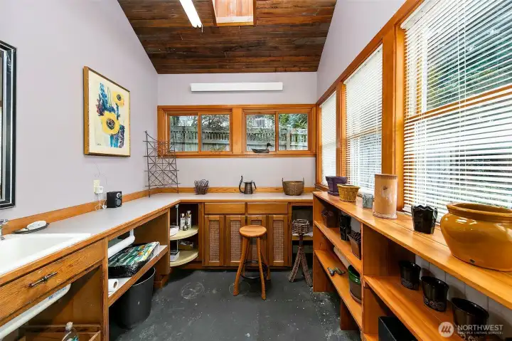 Another garden shed or work from home area.   This is off the 3 car garage