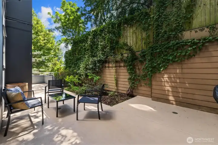 Enjoy entertaining, relaxing, or dining al fresco off of your ~410sqft private patio.