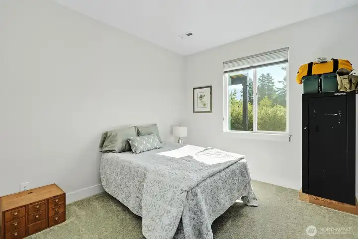 Third bedroom also located on the lower floor.