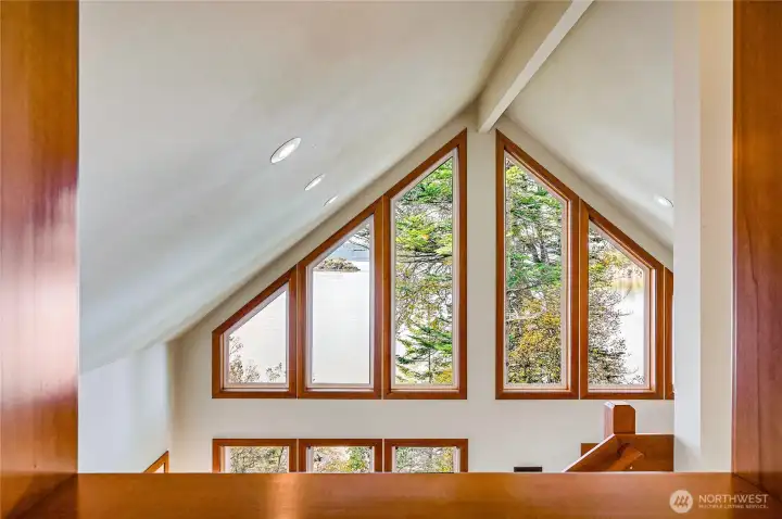 View from primary bedroom