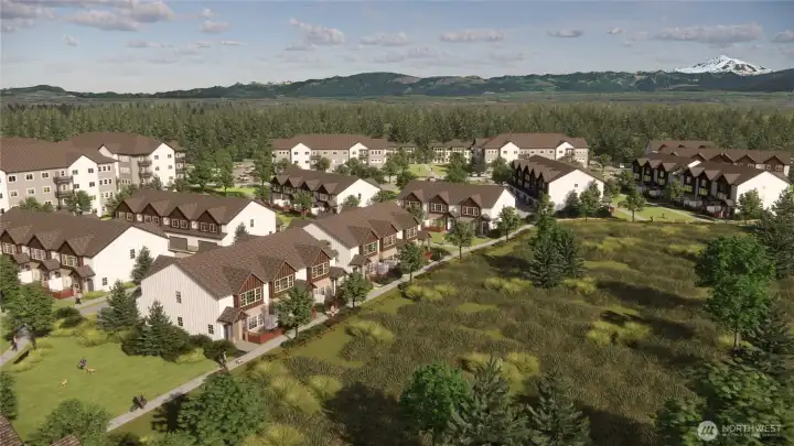 Example Rendering of approved site plan