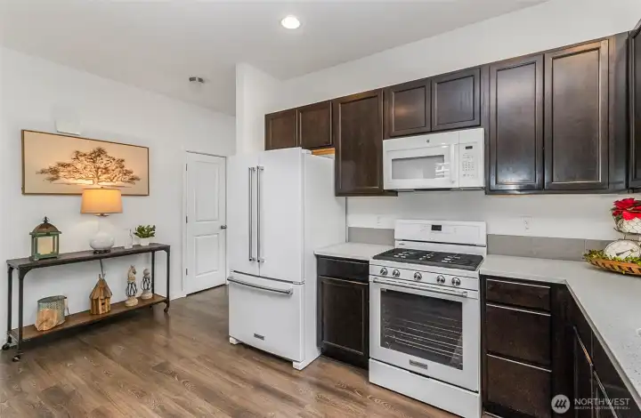 Kitchen leading into the dining room