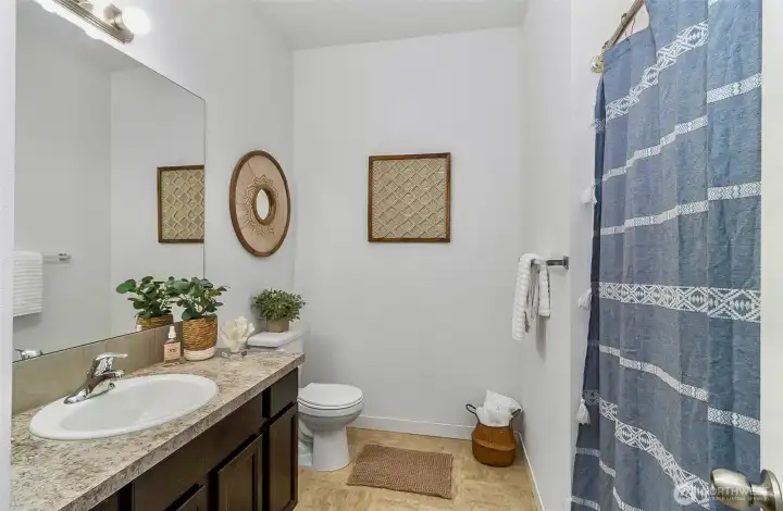 Large full bathroom